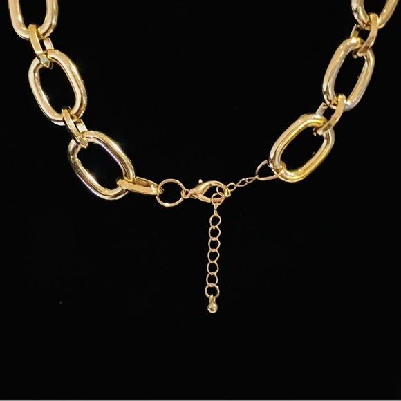 Louis Vuitton #325 lock with generic brand chain Necklace up cycled repurposed - Picture 3 of 3
